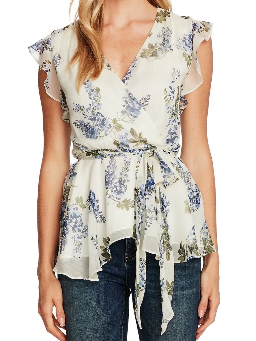 Vince Camuto Sleeveless Peplum Top